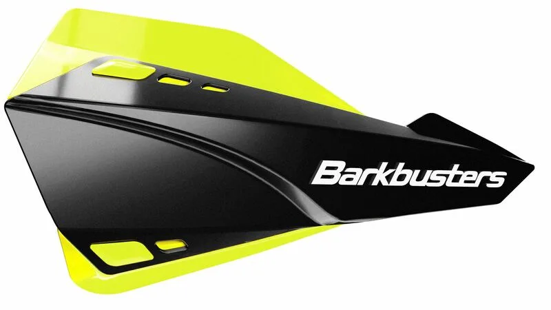 Kit paramanos Barkbusters SABRE Color negro / Color amarillo Hiviz
