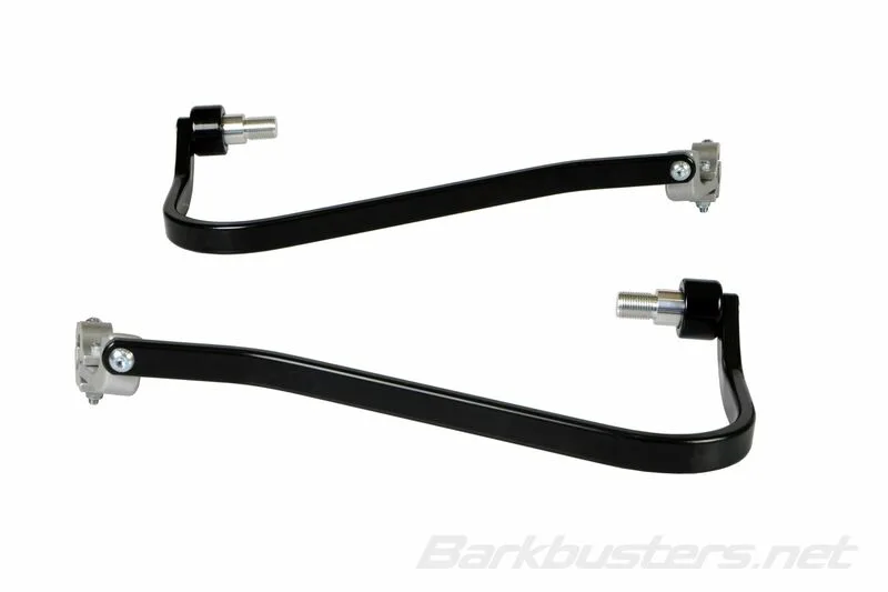 Soportes de aluminio Barkbusters Fijación de doble anclaje Color negro