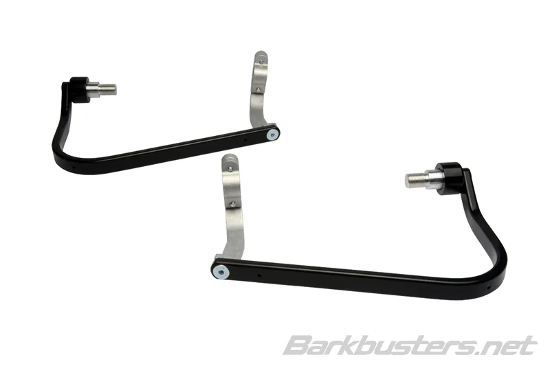 Soportes de aluminio Barkbusters Fijación de doble anclaje Color negro