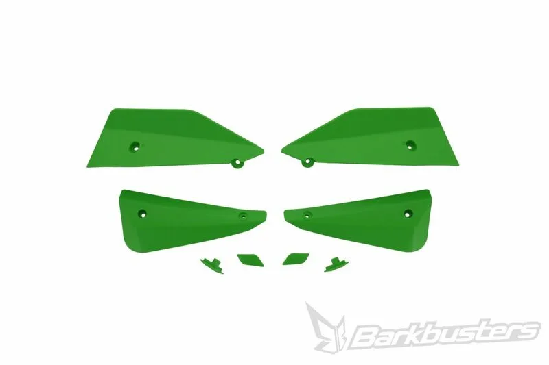 Kit de deflectores y conectores Barkbusters SABRE Color verde