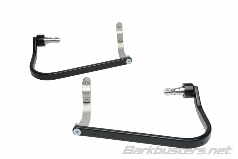 Soportes de aluminio Barkbusters Fijación de doble anclaje Color negro