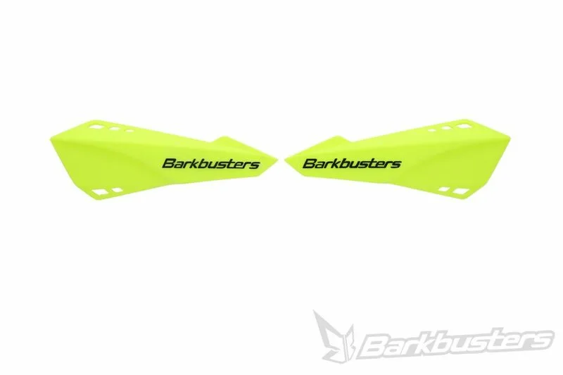 Kit completo paramanos de bicicleta Barkbusters amarillo-hiviz (fluor)