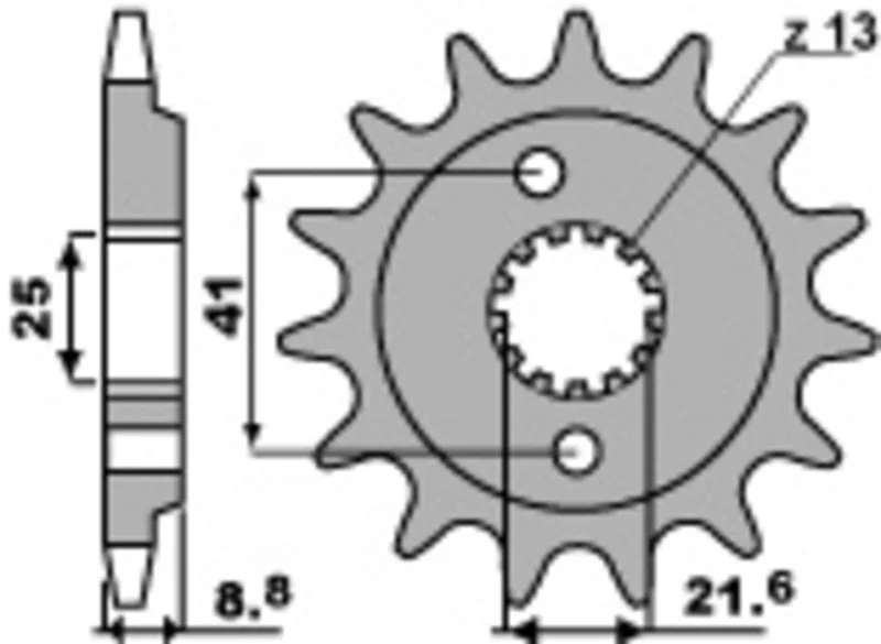 Piñón PBR acero estándar 350 - 520