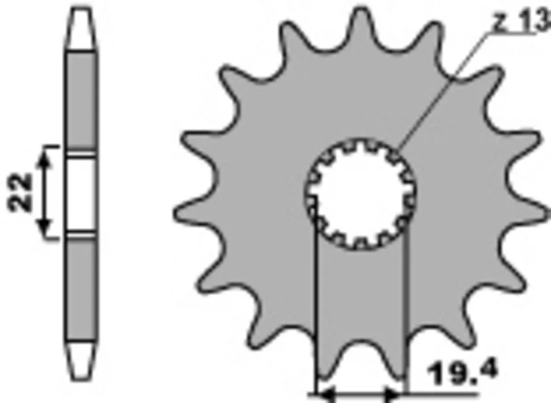 Piñón PBR acero estándar 4103 - 520
