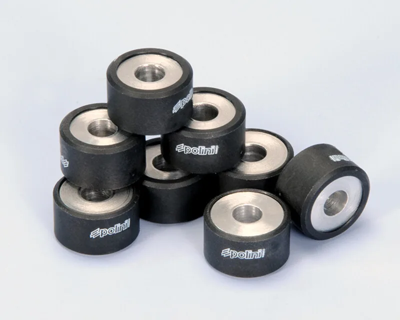 Rodillos de variador POLINI 25x14,8mm 15gr - 8 piezas