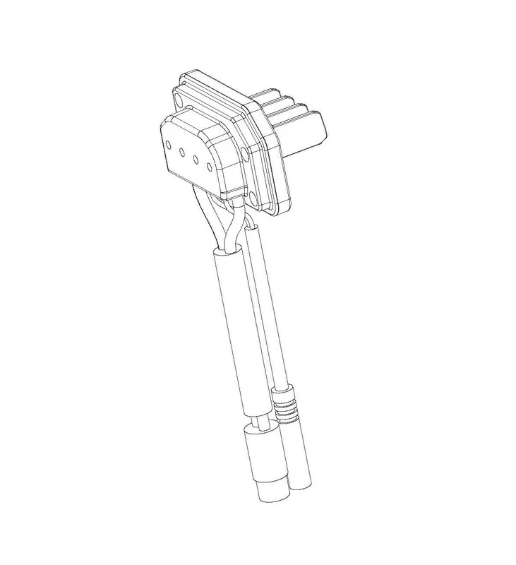 Conector 100mm para batería POLINI EVO 500W