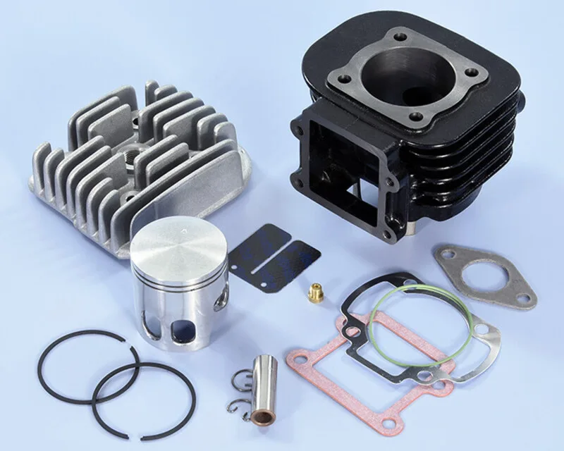 Kit de cilindro completo POLINI hierro Ø47mm (bulón Ø12mm) - Yamaha / Minarelli
