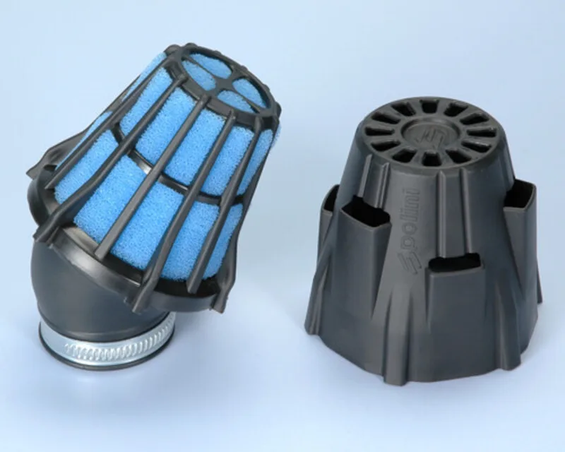 Filtro de aire POLINI Air Box (con tapa de plástico) 30° Ø32mm