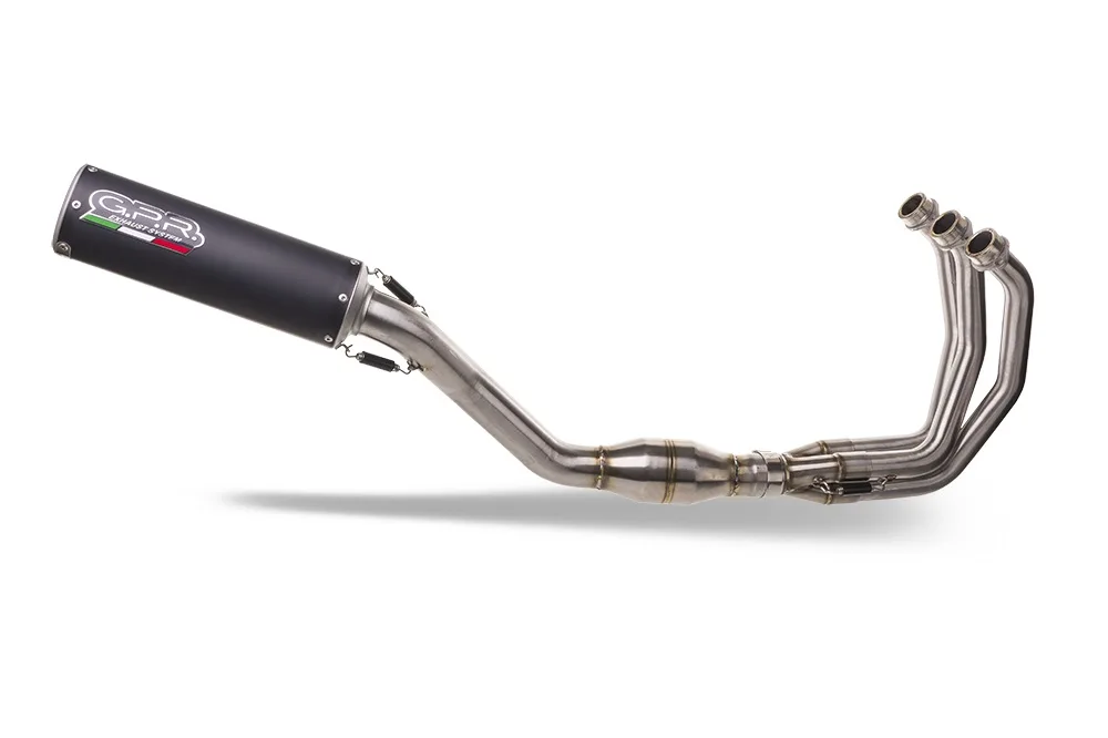 Escape GPR Yamaha XSR900 2022-2024 M3 Black Titanium homologado full system exhaust and catalyst