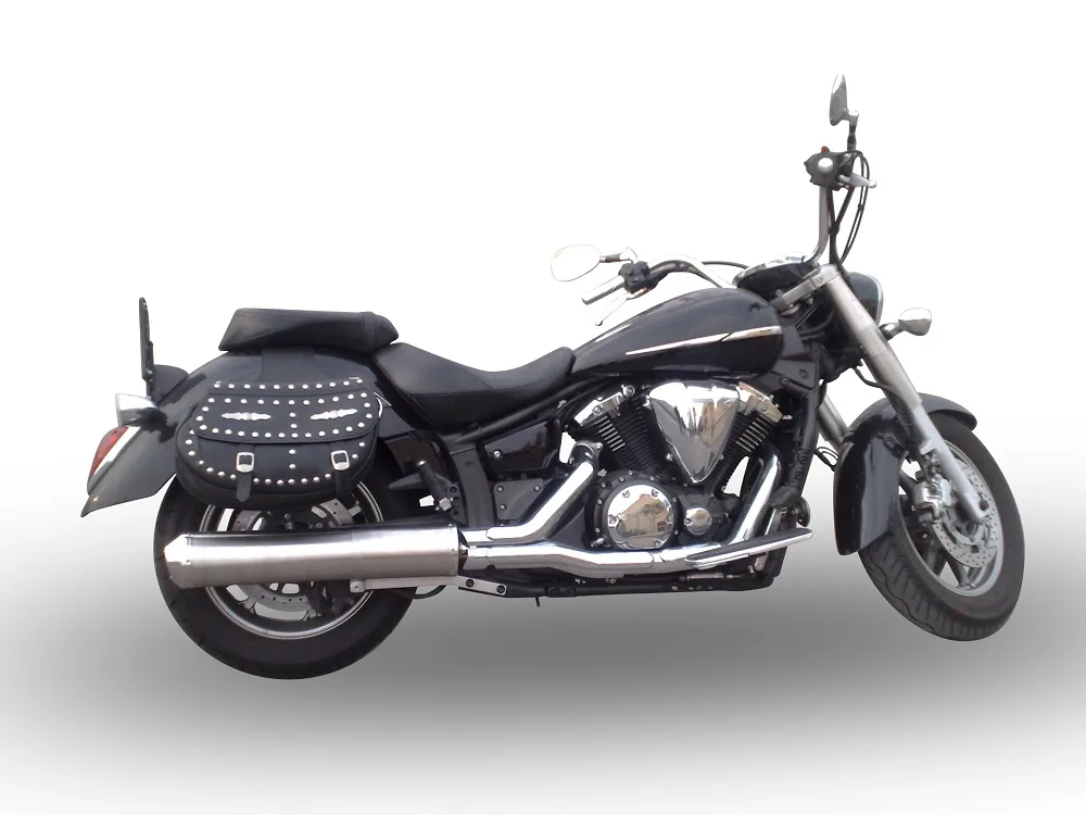 Escape GPR  Yamaha Xvs 1300 Midnight Star  2006-2014  Inox Oval Bomb  homologado slip-on