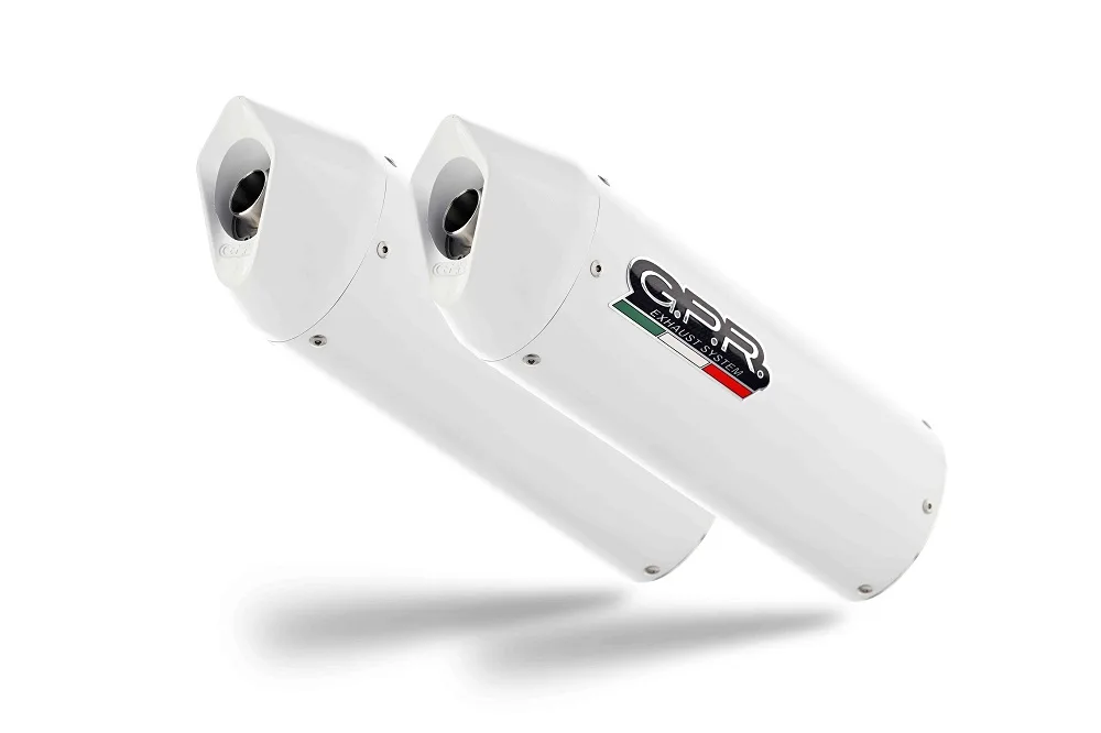 Escape GPR  Yamaha Yzf 1000 R1  2007-2008  Albus Ceramic  Dual homologado slip-on exhaust s and link pipes