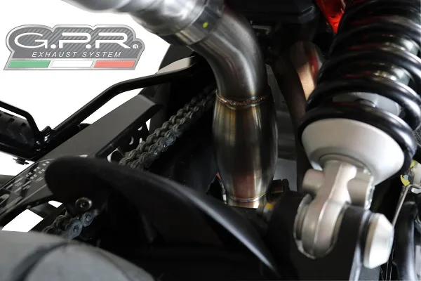 Escape GPR Aprilia Dorsoduro 750 2008-2016 Decatalizzatore Decat pipe