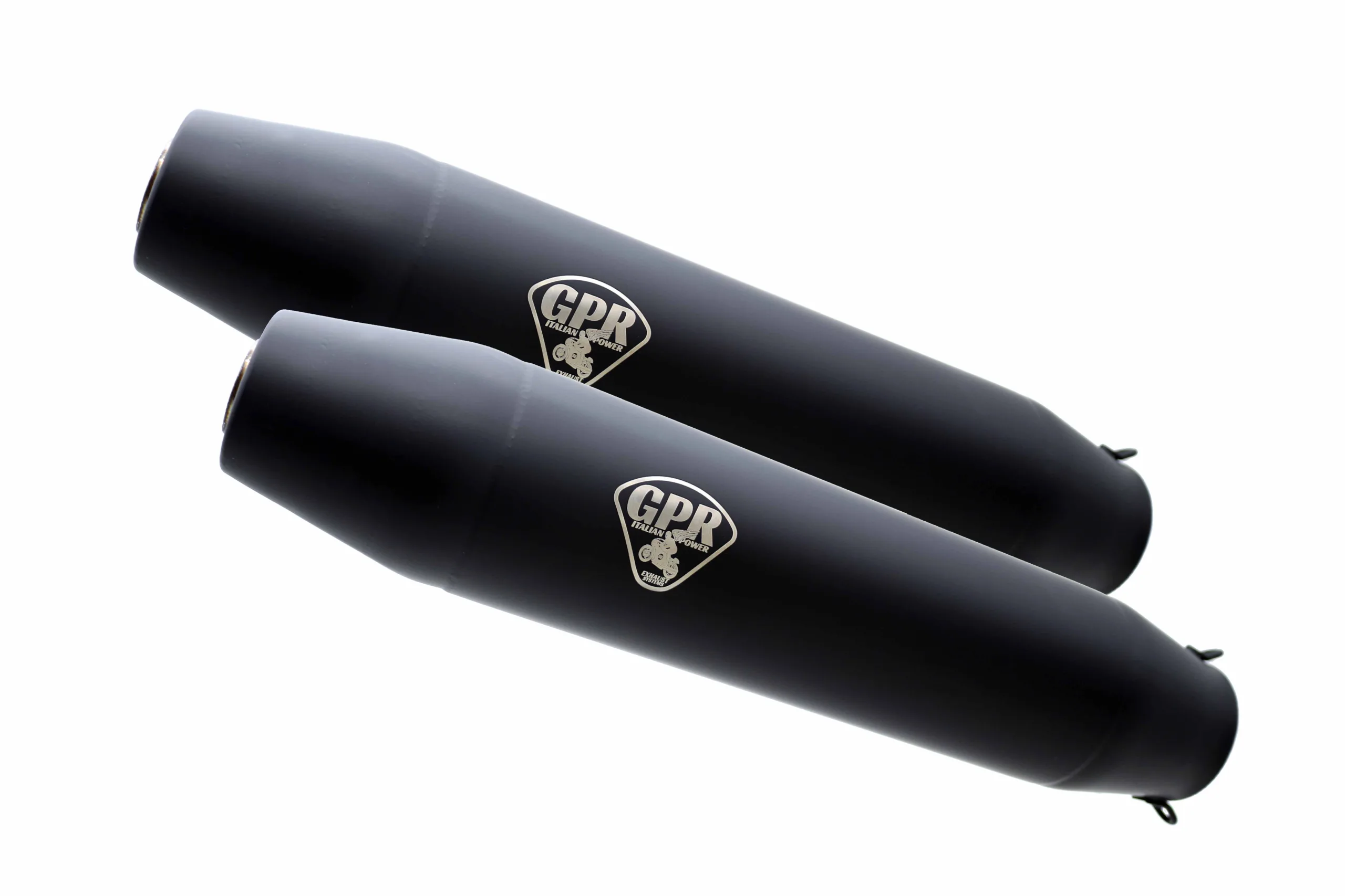 Escape GPR Yamaha Xj 600 Diversion 1984-1991 Deeptone Black Cafè Racer Dual universal homologado silencer kit out link pipes