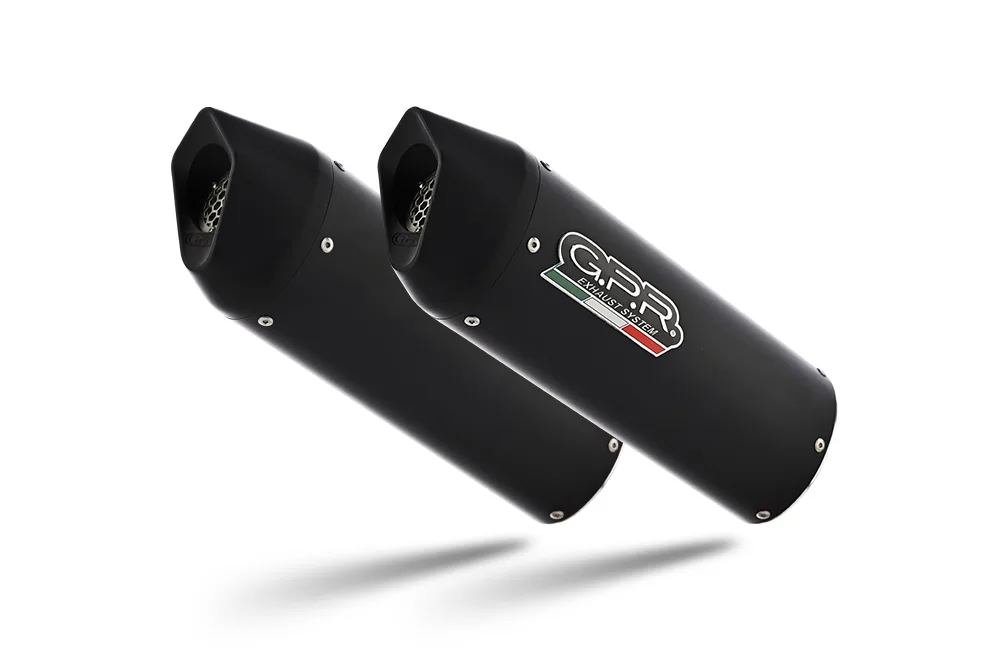 Escape GPR  Bmw K 1600 Gt 2017-2021  Furore Evo4 Nero  Dual homologado slip-on exhaust s and link pipes