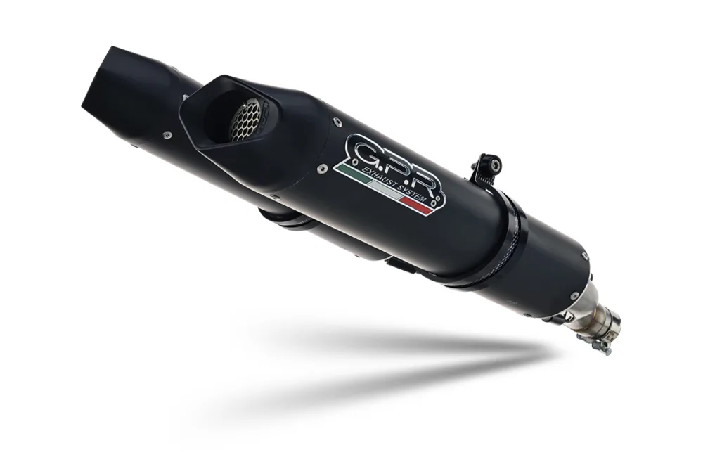 Escape GPR Aprilia Dorsoduro 1200 2011-2016 Furore Evo4 Nero Dual homologado slip-on exhaust s link pipes and catalysts
