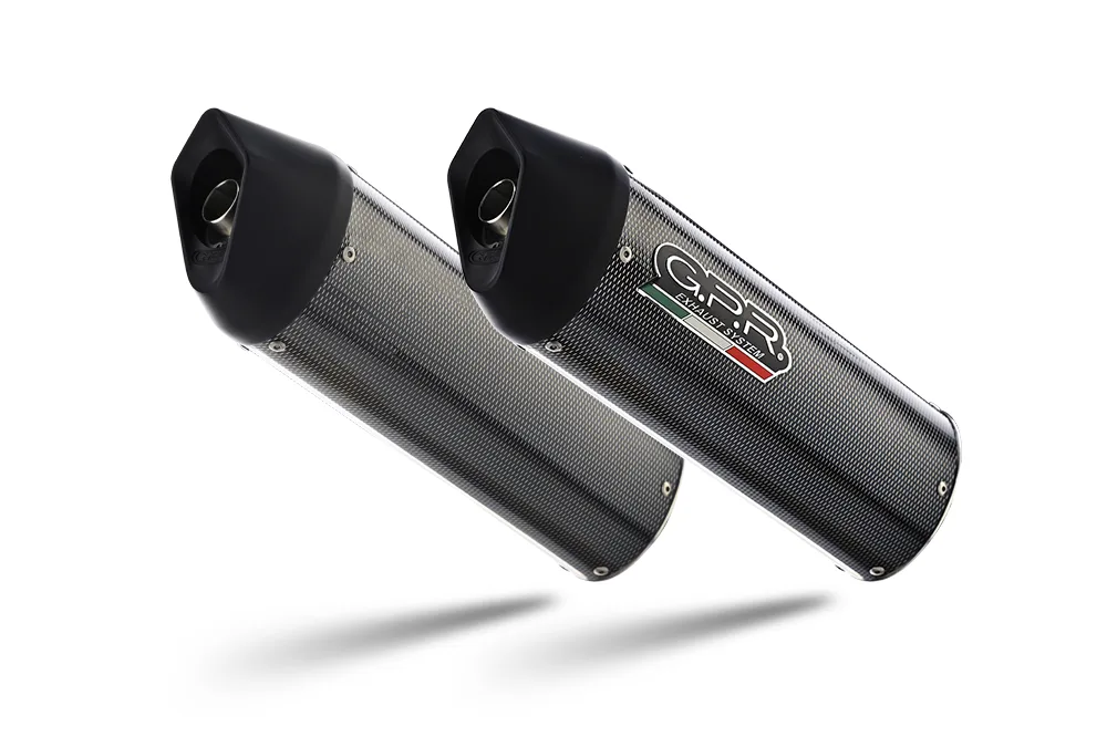Escape GPR  Yamaha MT03 660 2006-2013  Furore Poppy  Dual homologado slip-on exhaust s  link pipes and catalysts