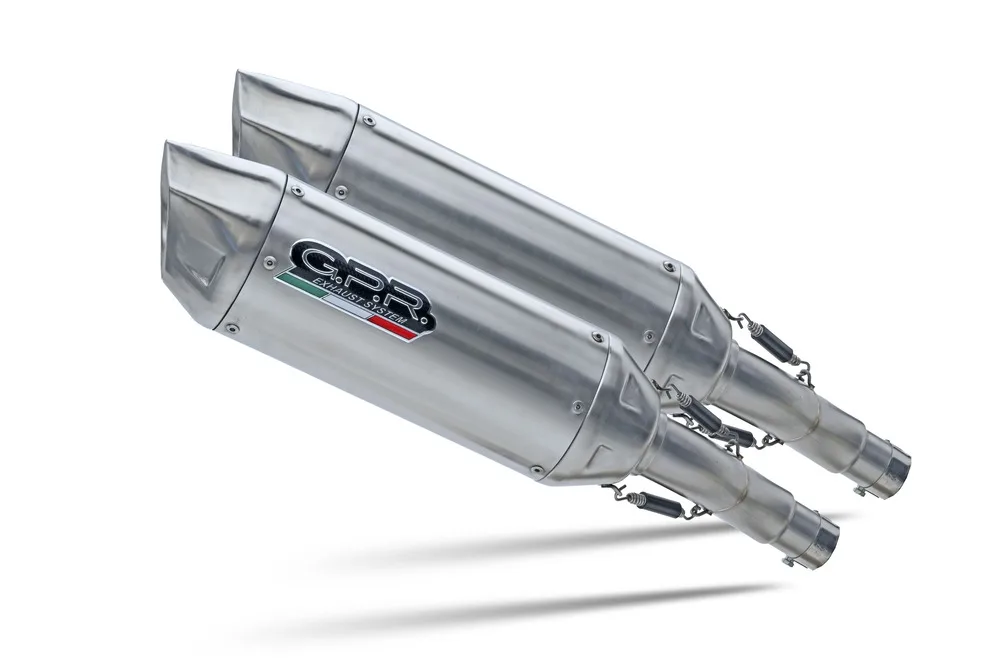 Escape GPR Aprilia Dorsoduro 1200 2011-2016 Furore-X Inox Dual homologado slip-on exhaust s link pipes and catalysts