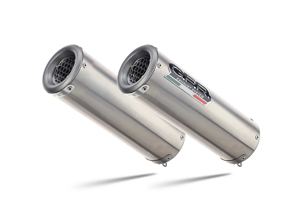 Escape GPR  Aprilia Shiver 900 2017-2020  M3 Inox   Dual homologado slip-on exhaust s and link pipes