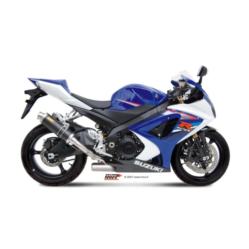 Mivv 2 Slip-On GP carbon Suzuki GSX-R 1000 2007-08 - Imagen 2