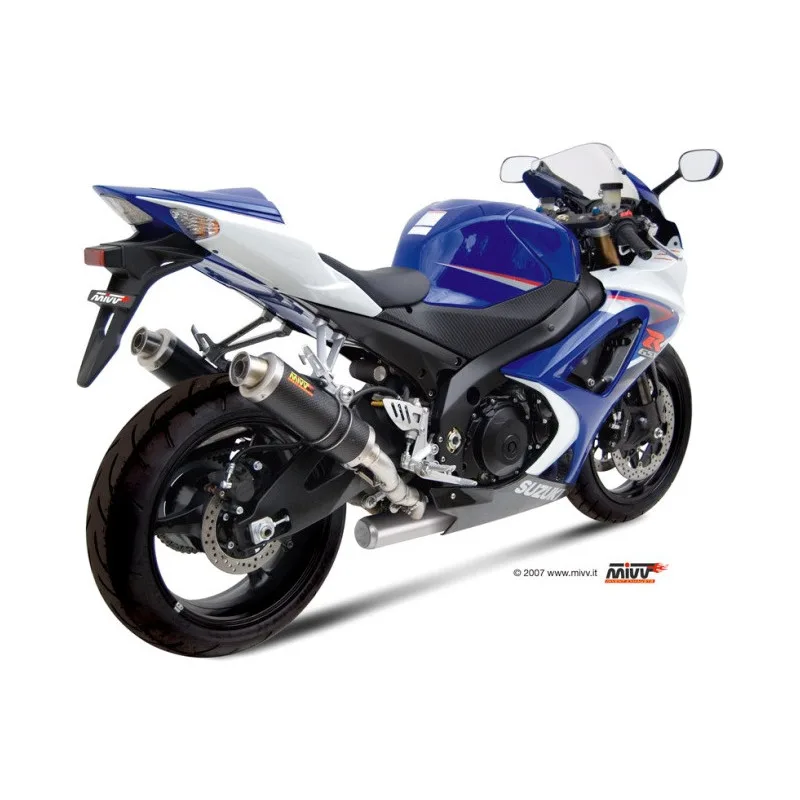 Mivv 2 Slip-On GP carbon Suzuki GSX-R 1000 2007-08 - Imagen 3