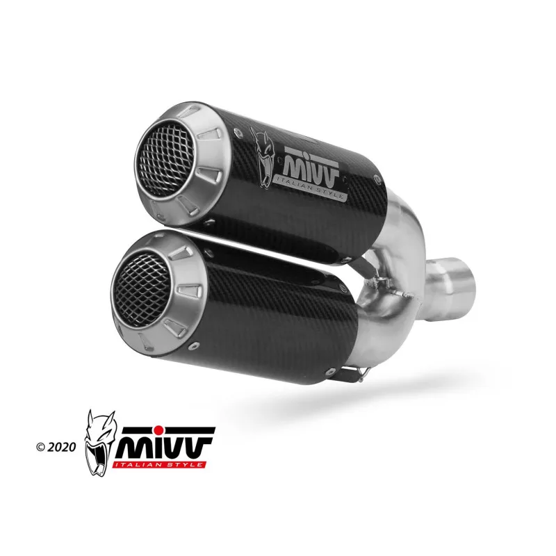 Mivv 2 Slip-On Mk3 carbono Triumph Speed Triple 1200 RR / RS 2021-24