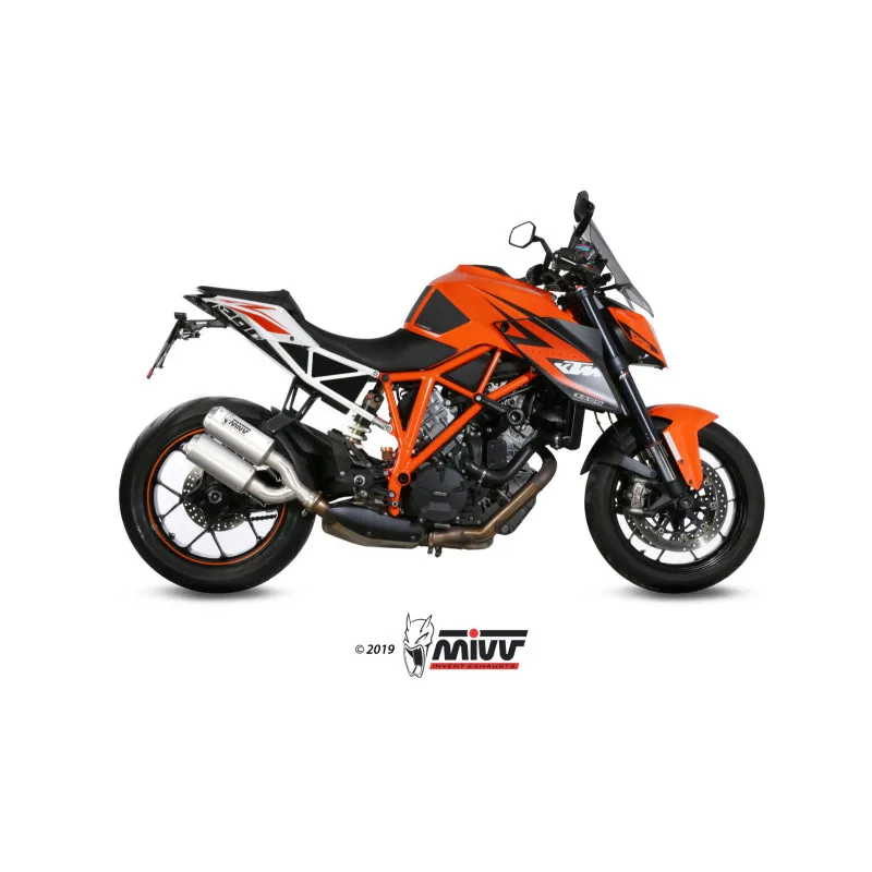 Mivv 2 Slip-On Mk3 St. Steel KTM 1290 Superduke 2014-19 - Imagen 2