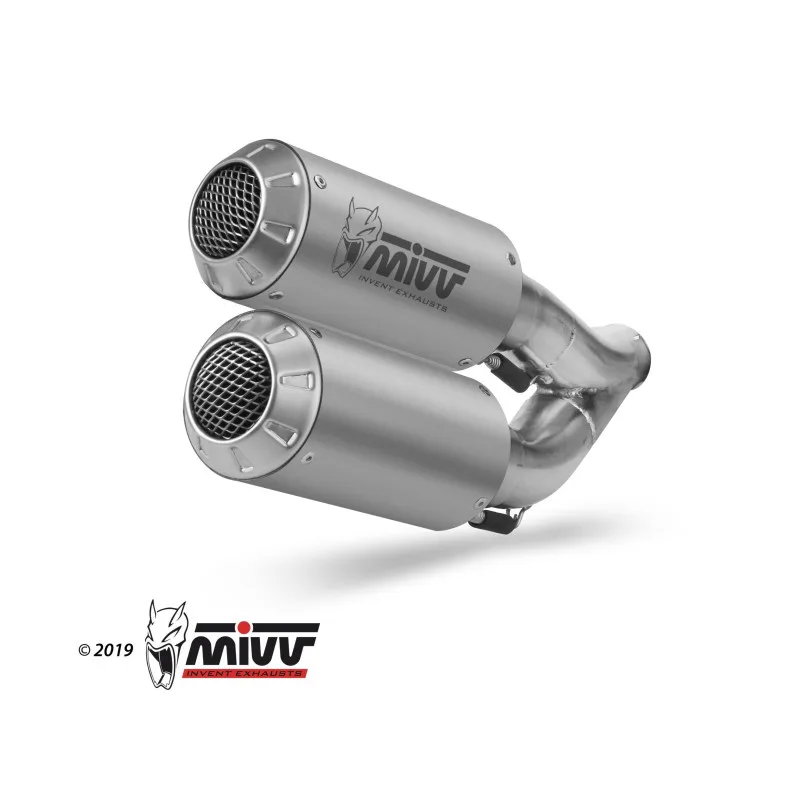 Mivv 2 Slip-On Mk3 St. Steel KTM 1290 Superduke 2014-19