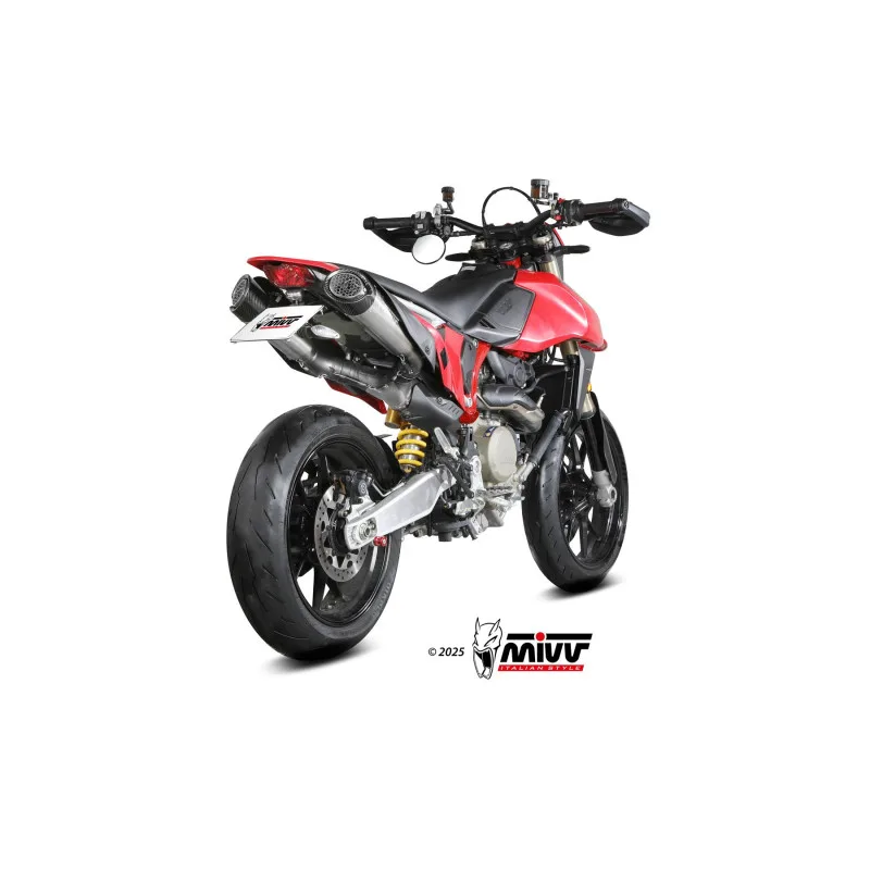 Mivv 2 Slip-On X-M5 Titanio Ducati Hypermotard 698 MONO 2024-26 - Imagen 3