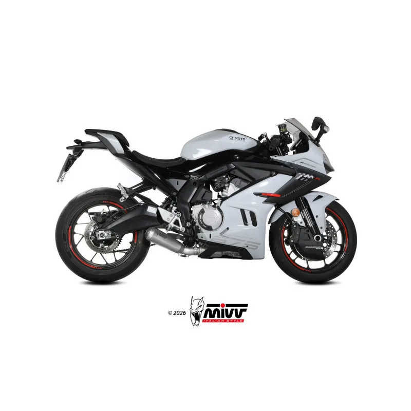 Mivv Escape Completo 3x1 X-M1 Titanium CF MOTO 675SR-R 2025-26