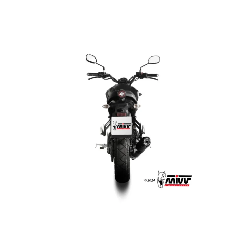 Mivv Full system 1x1 GP CARBON con tapa en carbono YAMAHA XSR 125 2022-24 - Imagen 3