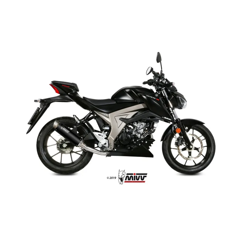 Mivv Full system 1x1 GP Pro black Suzuki GSX-R 125 / GSX-S 125 2017-20 - Imagen 2