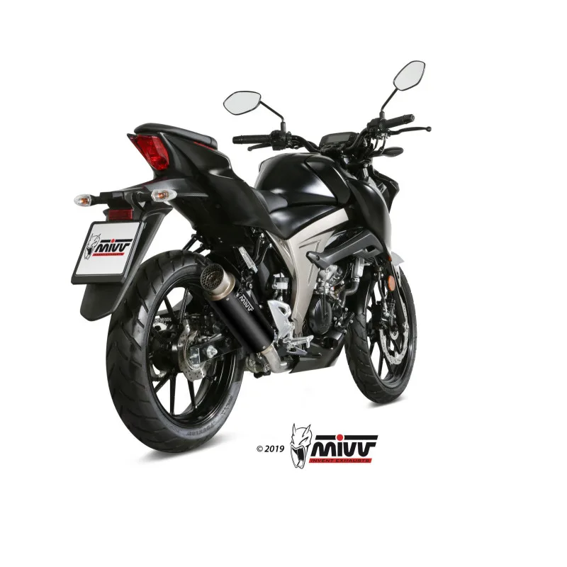 Mivv Full system 1x1 GP Pro black Suzuki GSX-R 125 / GSX-S 125 2017-20 - Imagen 3