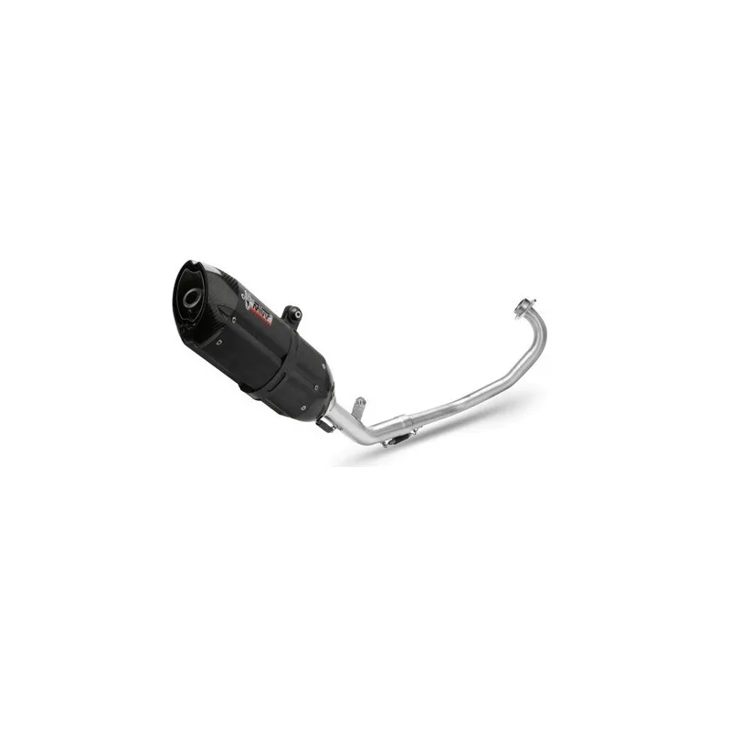 Mivv Full system 1x1 Suono black con tapa carbono Yamaha MT-125 2015-19 / YZF R125 2014-18