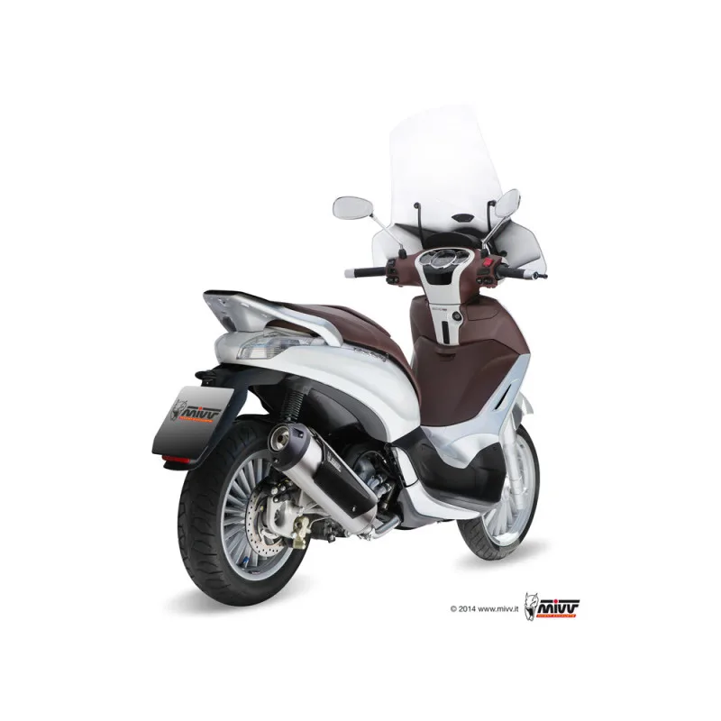 Mivv Full system 1x1 Urban St. Steel Piaggio Beverly 125 2010-12 / Beverly 300 2010-13