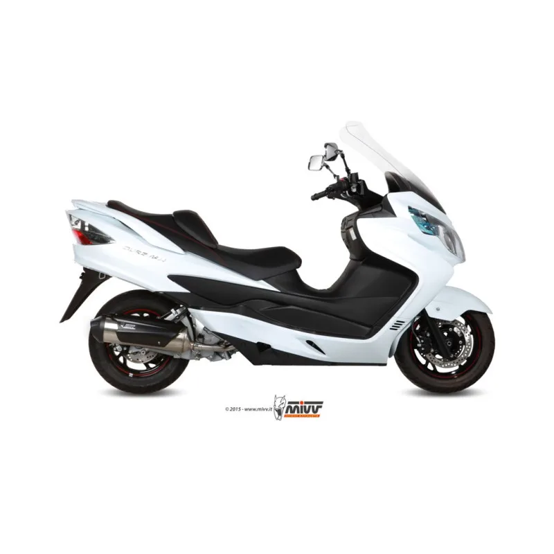 Mivv Full system 1x1 Urban St. Steel Suzuki Burgman 400 2006-16