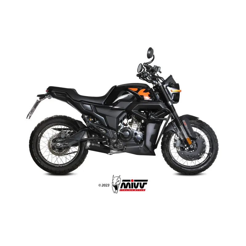 Mivv Full system 1x1 X-M1 Black Zontes ZT 125 GK 2021-24