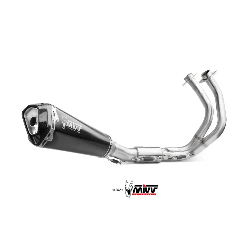 Mivv Escape Completo 2x1 DELTA RACE BLACK KAWASAKI NINJA 650 / Z650 2024-26