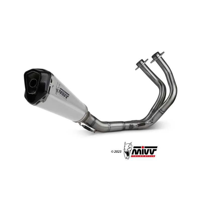 Mivv Full system 2x1 Delta Race St. Steel Kawasaki Ninja 650 / Z650 2017-23