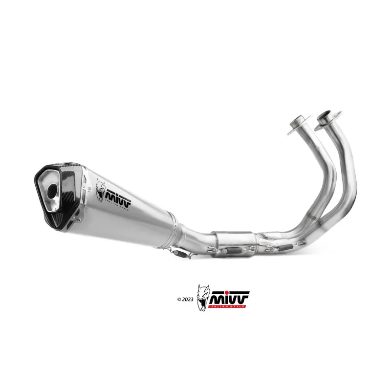 Mivv Escape Completo 2x1 DELTA RACE ST. STEEL KAWASAKI NINJA 650 / Z650 2024-26