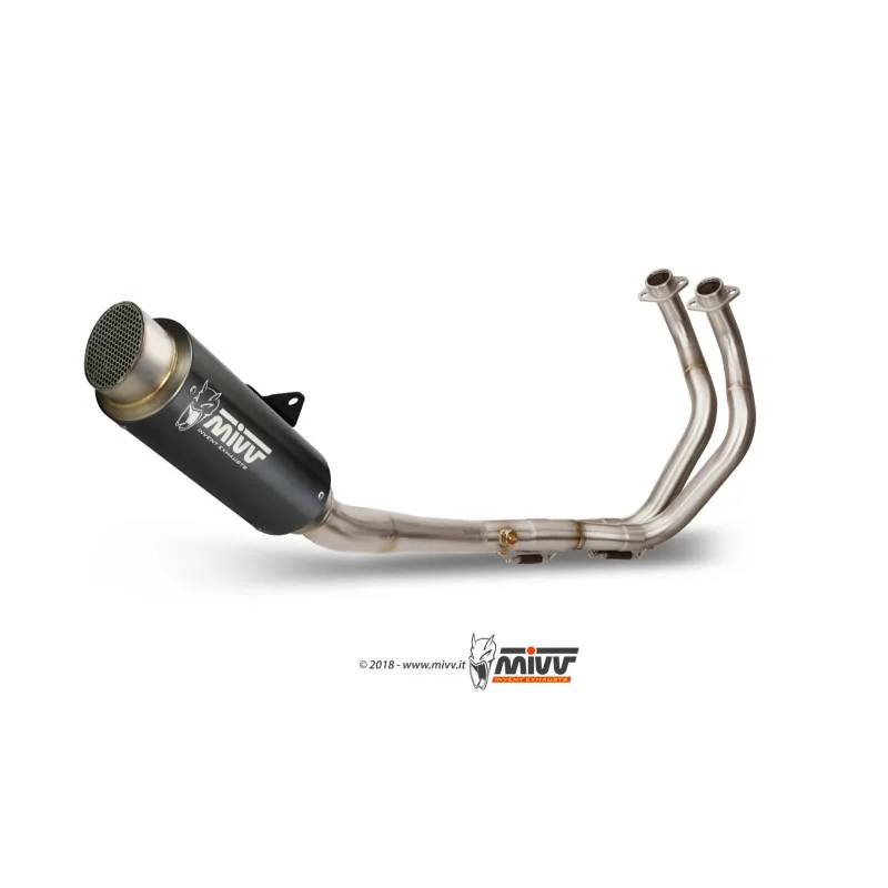 Mivv Full system 2x1 GP Pro Black Yamaha MT-07 / FZ-07 2021-24