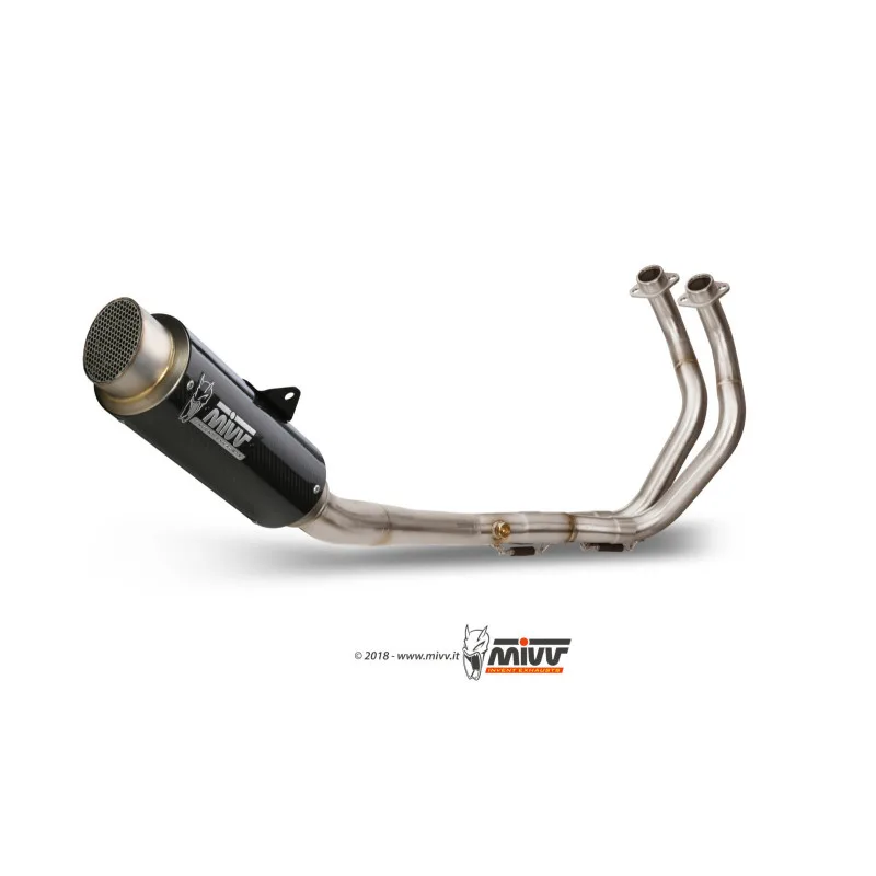 Mivv Full system 2x1 GP Pro carbono Yamaha MT-07 / FZ-07 2021-24