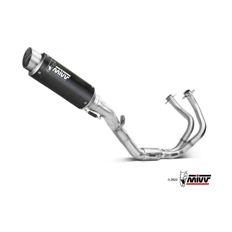 Mivv Escape Completo 2x1 GPpro BLACK KAWASAKI NINJA 650 / Z650 2024-26 (+CAT)