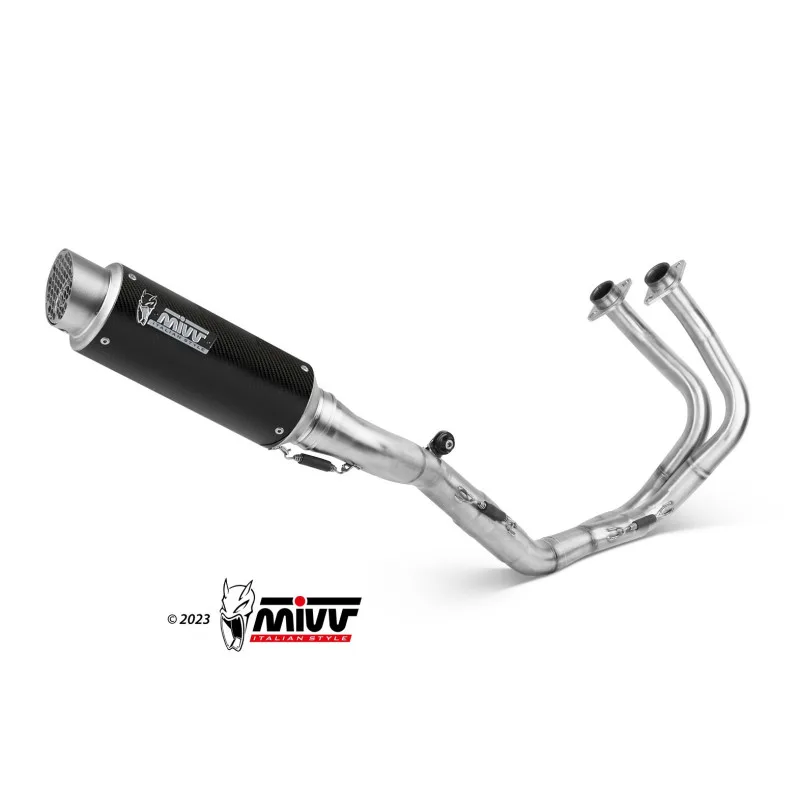 Mivv Escape Completo 2x1 GPpro CARBON KAWASAKI NINJA 650 / Z650 2024-26 (+CAT)