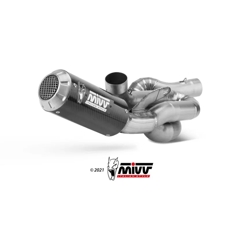 Mivv Full system 2x1 MK3 carbono Ducati Streetfighter V4 2018-25 / Panigale V4 2018-22