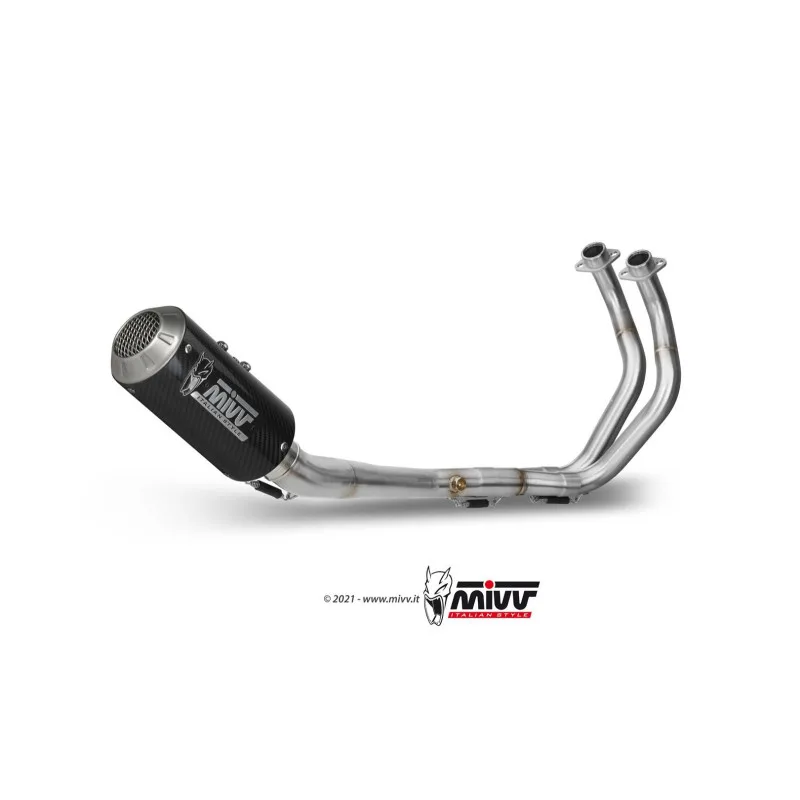 Mivv Full system 2x1 MK3 carbono Yamaha MT-07 / FZ-07 2014-24