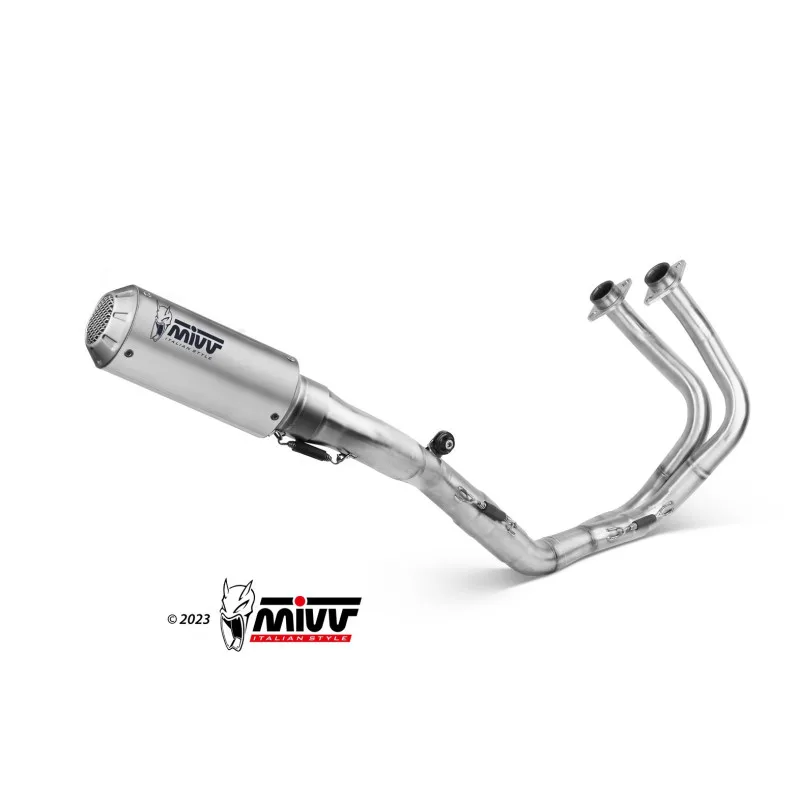 Mivv Full system 2x1 MK3 St. Steel Kawasaki Ninja 650 / Z650 2017-23