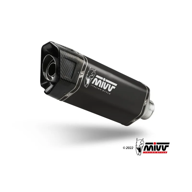 Mivv Escape Completo 2x1 SR-1 BLACK APRILIA RS 457 2024-26 (+CAT)