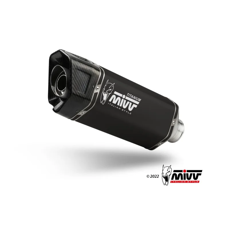 Mivv Escape Completo 2x1 SR-1 Black Titanio Yamaha T-MAX 560 2025-26 (colector inox)