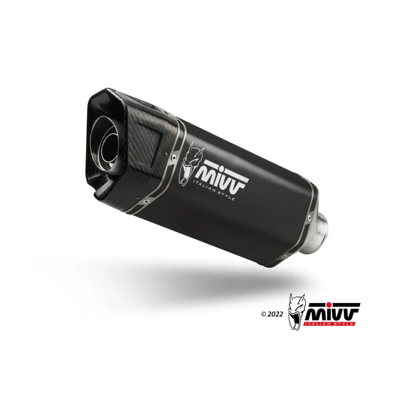 Mivv Escape Completo 2x1 SR-1 BLACK YAMAHA T-MAX 560 2025-26 (+CAT)