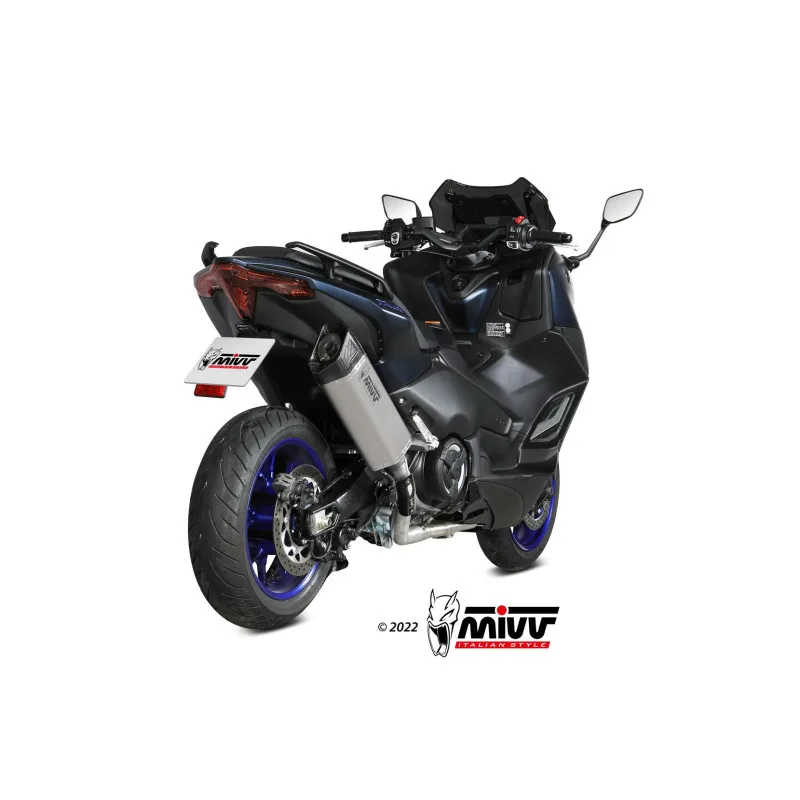 Mivv Full system 2x1 SR-1 Titanium Yamaha T-MAX 560 2022-24 - Imagen 2